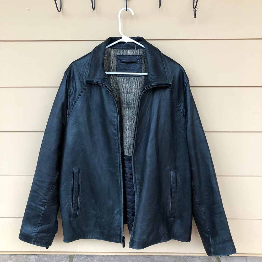 Men’s Calvin Klein Leather Jacket